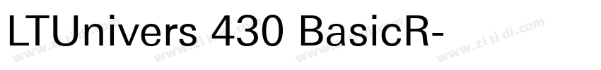 LTUnivers 430 BasicR字体转换 LTUnivers 430 BasicR字体转换